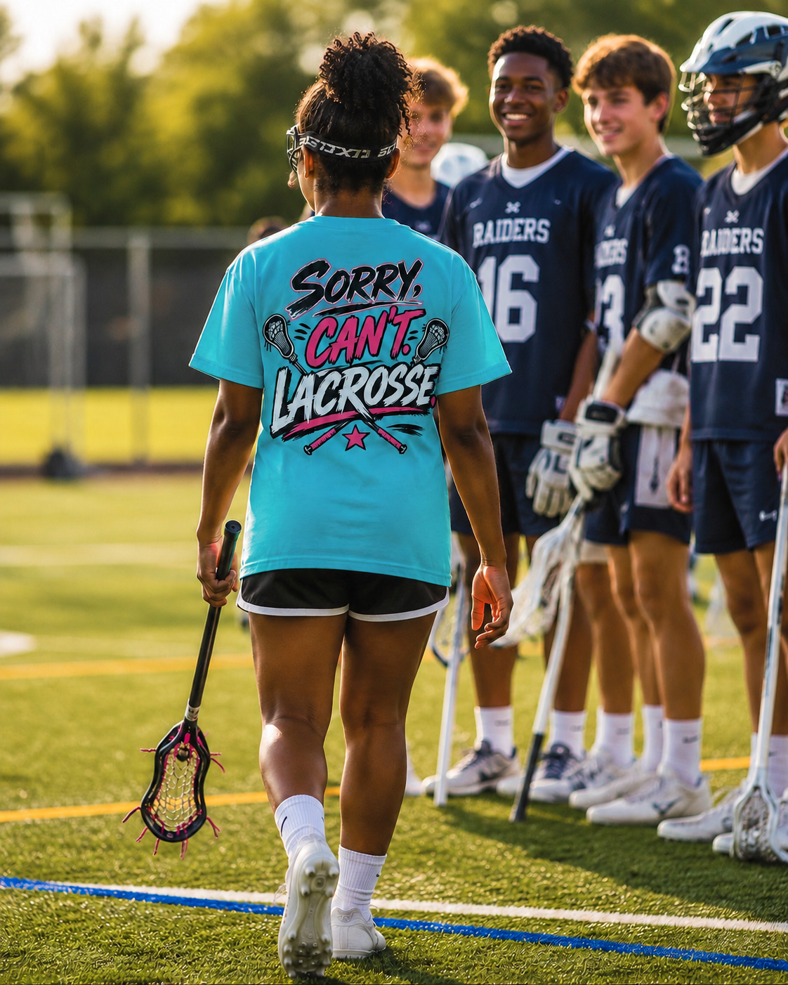 SORRY CAN'T LACROSSE