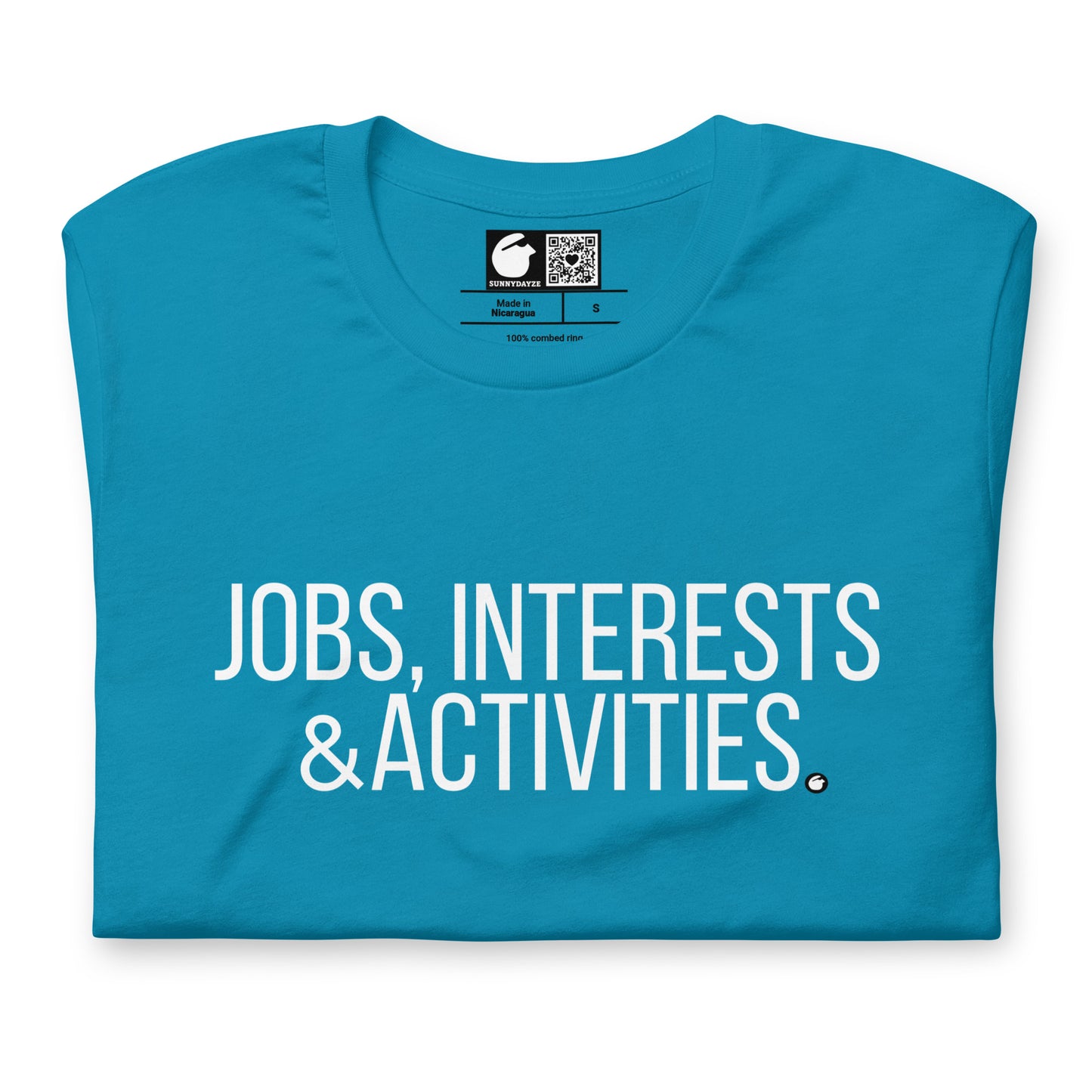 JOBS INTERESTS & ACTIVITIES TITLE CARD - NFS