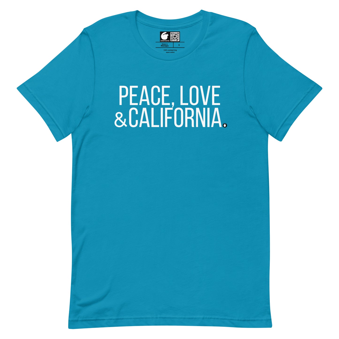 CALIFORNIA Short=Sleeve Unisex t-shirt