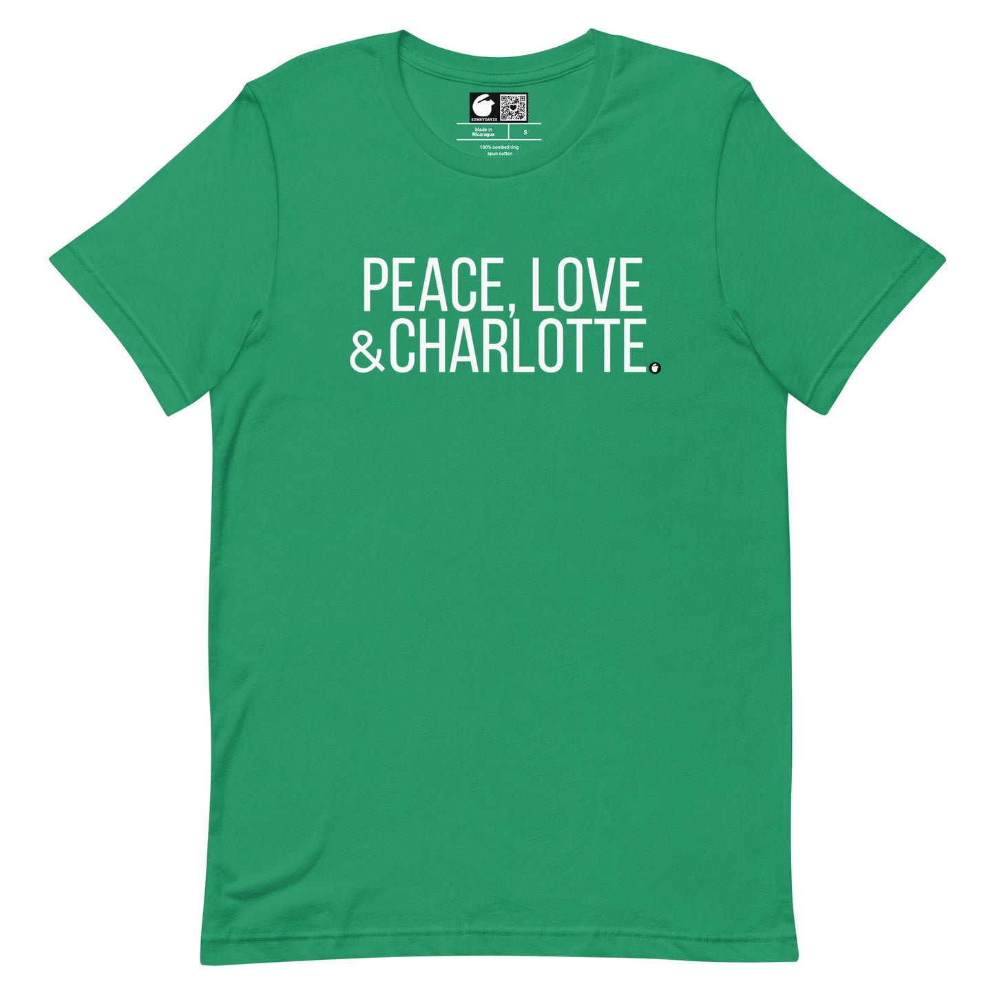 CHARLOTTE Short=Sleeve Unisex t-shirt