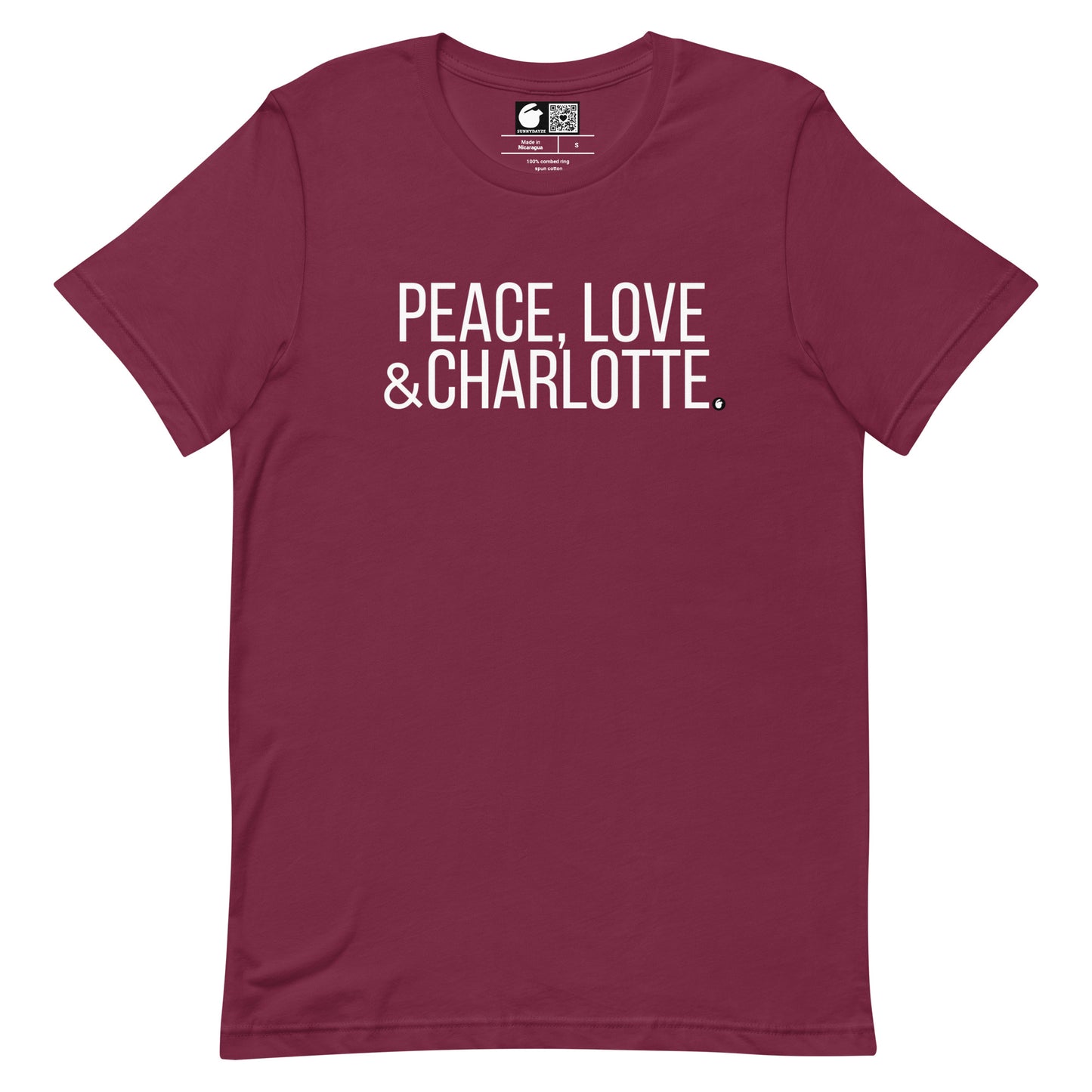 CHARLOTTE Short=Sleeve Unisex t-shirt
