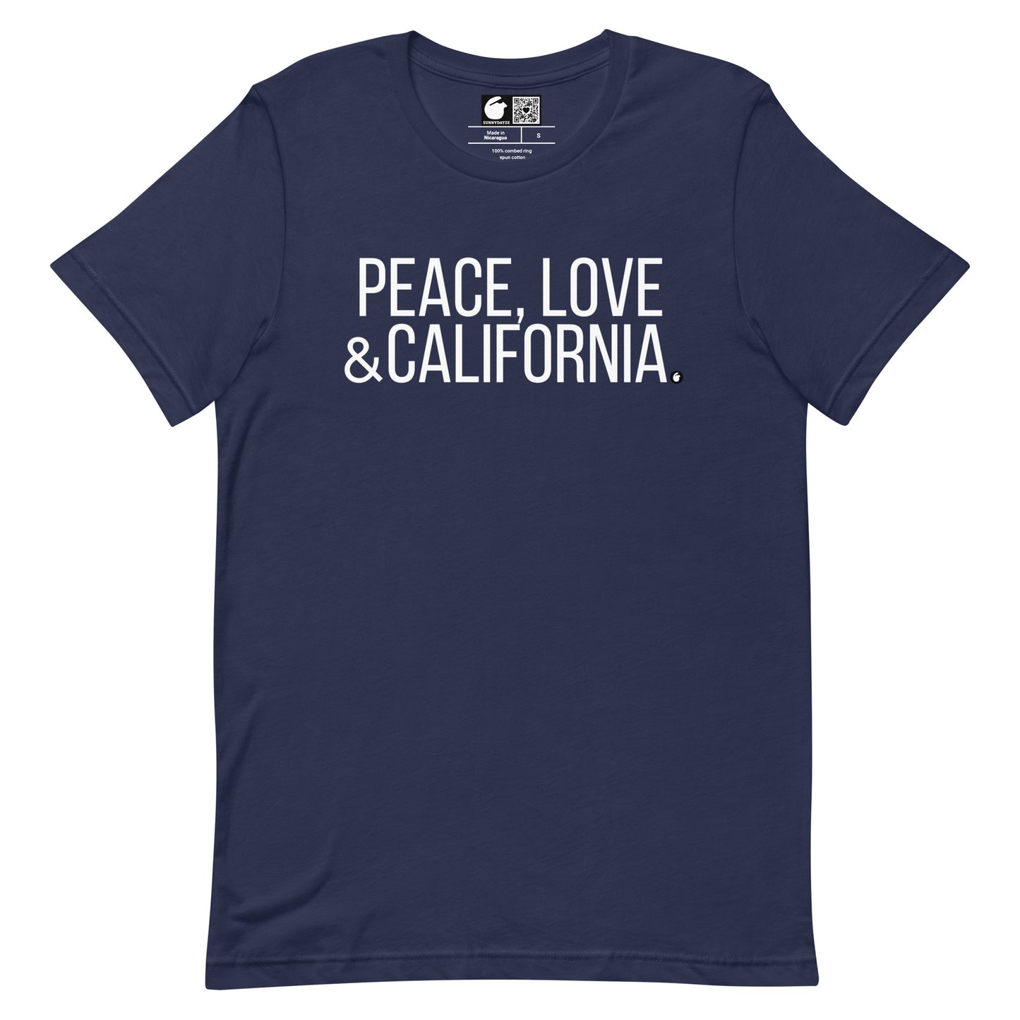 CALIFORNIA Short=Sleeve Unisex t-shirt