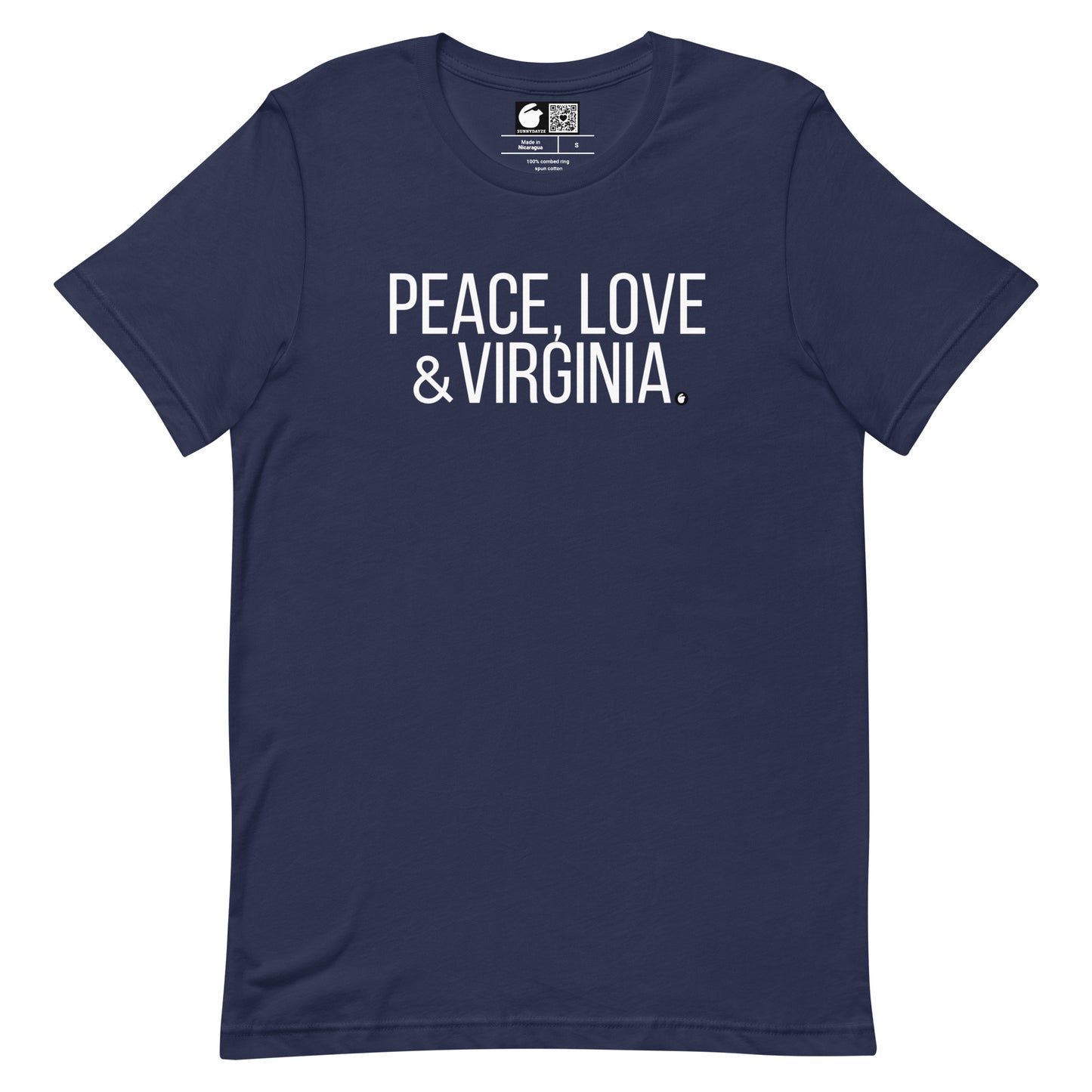 VIRGINIA Short-Sleeve Unisex t-shirt