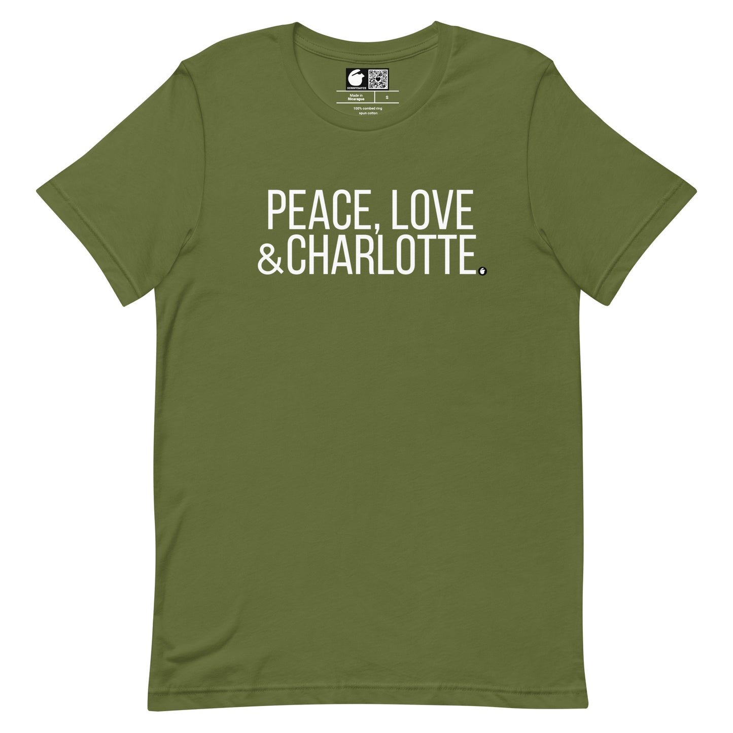 CHARLOTTE Short=Sleeve Unisex t-shirt