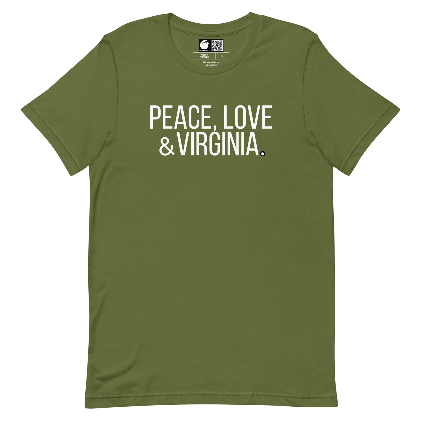 VIRGINIA Short-Sleeve Unisex t-shirt