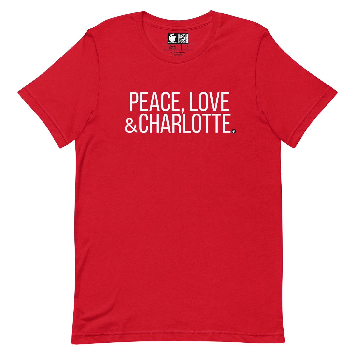 CHARLOTTE Short=Sleeve Unisex t-shirt